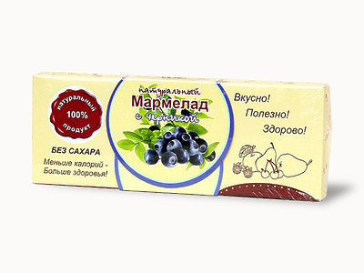  Мармелад натуральный "Черника" 140г в Щёкино