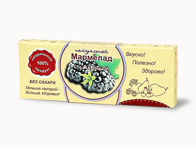  Мармелад натуральный "Ежевика" 140г в Щёкино