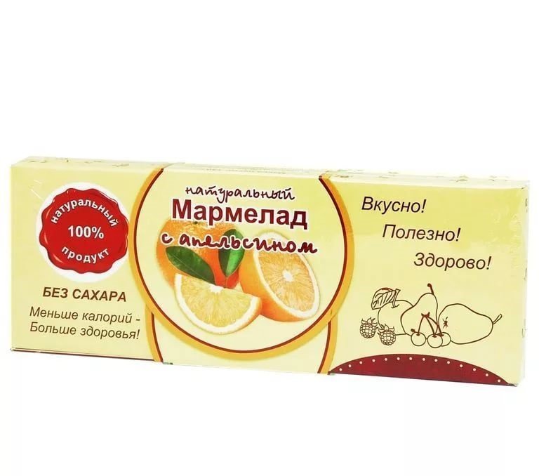  Мармелад натуральный "Апельсин" 140г в Щёкино