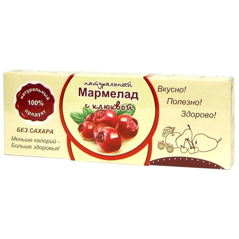  Мармелад натуральный "Клюква" 140г в Щёкино