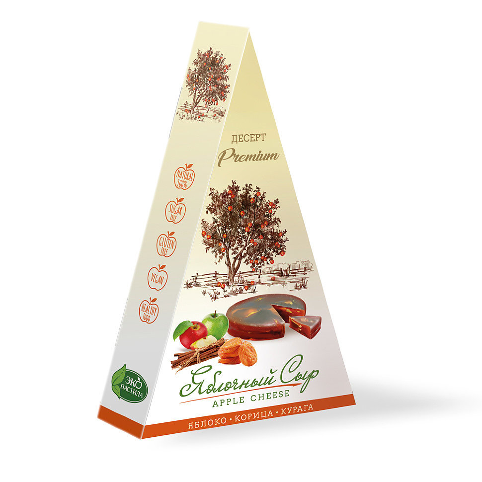  Сыр яблочный  Яблоко-Корица-Курага 120г в Щёкино